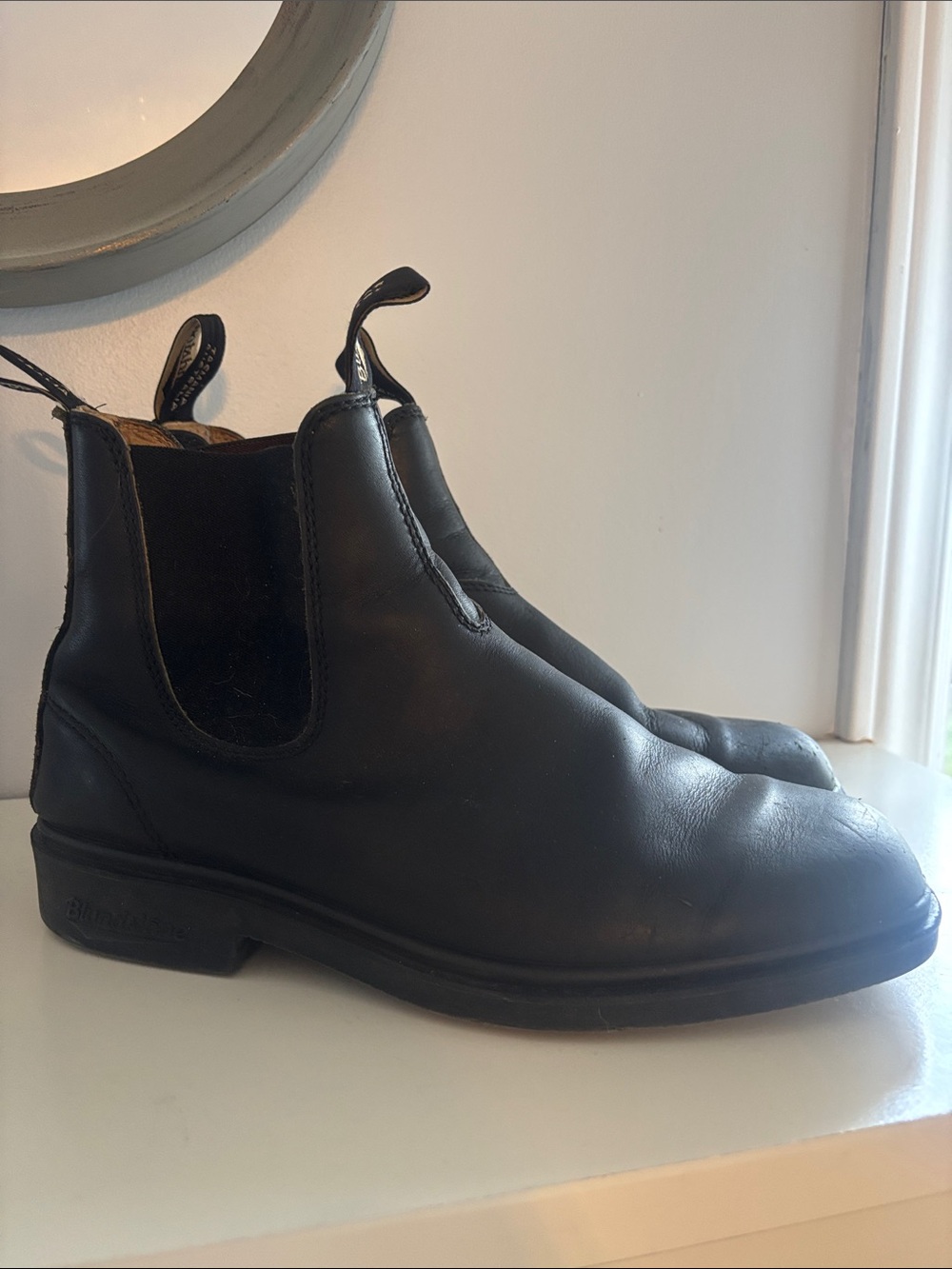 Blundstone Black Leather Boots for Men